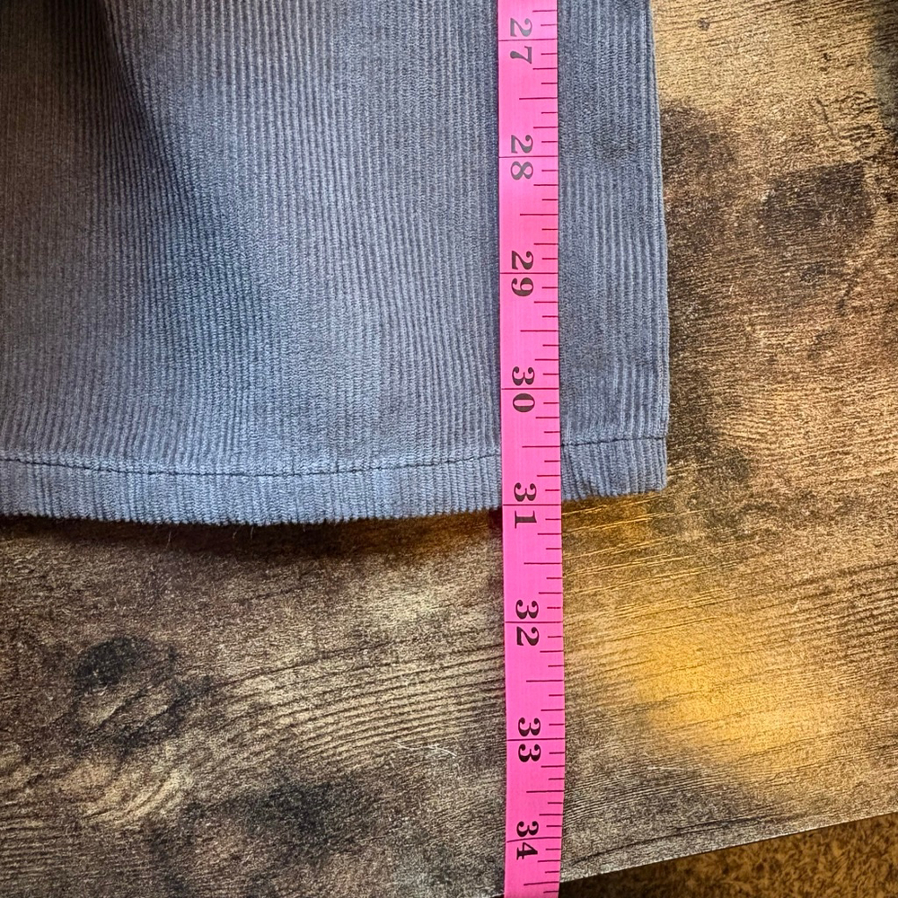 Men's‎ Quiksilver Gray Corduroy Pants Waist 40 - Picture 7 of 7